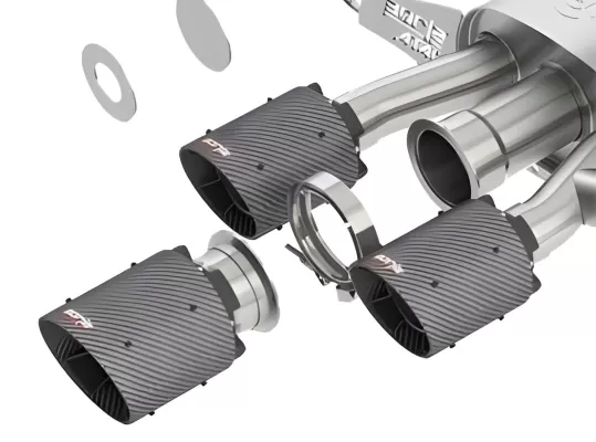 Honda Civic - 2017 to 2021 - 4 Door Hatchback [FK8 Type R, FK8 Type R Limited] (ATAK Exhaust) (Triple Carbon Fiber Tips)