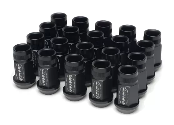 Universal (12 x 1.5) (Black Series) (20 Lug Nut Set)