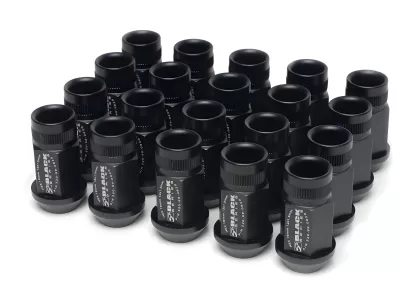 Universal (12 x 1.5) (Black Series) (20 Lug Nut Set)