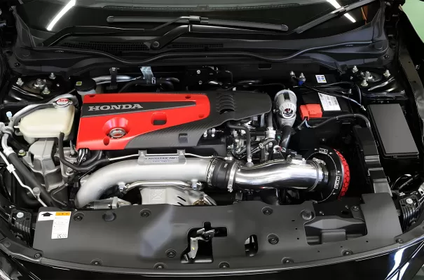 Honda Civic - 2017 to 2021 - 4 Door Hatchback [FK8 Type R, FK8 Type R Limited] (With Dry Carbon Fiber Air Box, Intake Pipe, and HKS AFR)
