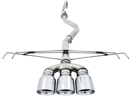 Honda Civic - 2017 to 2021 - 4 Door Hatchback [FK8 Type R, FK8 Type R Limited] (Track Edition) (Triple Chrome Double Walled Slash Cut Tips) (Includes Front Pipe)