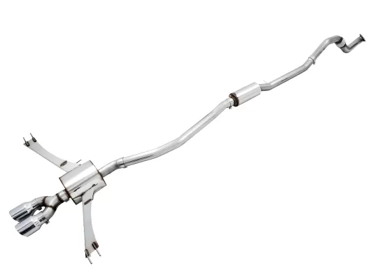 Honda Civic - 2017 to 2020 - 2 Door Coupe [Si] (Touring Edition) (Dual Chrome Double Walled Slash Cut Tips) (Includes Front Pipe)