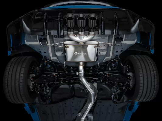 Honda Civic - 2023 to 2025 - Hatchback [FL5 Type R] (Touring Edition) (Triple Diamond Black Double Walled Slash Cut Tips) (Includes Front Pipe)