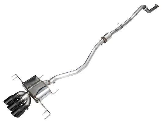 Honda Civic - 2023 to 2025 - Hatchback [FL5 Type R] (Touring Edition) (Triple Diamond Black Double Walled Slash Cut Tips) (Includes Front Pipe)