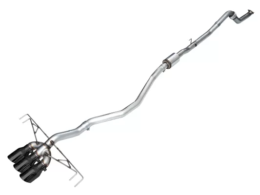 Honda Civic - 2023 to 2025 - Hatchback [FL5 Type R] (Track Edition) (Triple Diamond Black Double Walled Slash Cut Tips) (Includes Front Pipe)