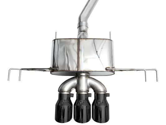 Honda Civic - 2023 to 2025 - Hatchback [FL5 Type R] (Touring Edition) (Triple Diamond Black Double Walled Slash Cut Tips) (Includes Front Pipe)