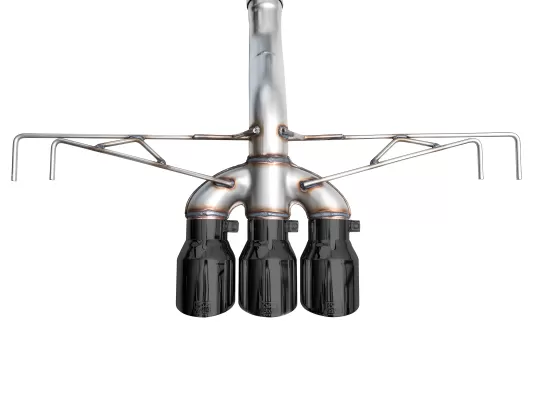 Honda Civic - 2023 to 2025 - Hatchback [FL5 Type R] (Track Edition) (Triple Diamond Black Double Walled Slash Cut Tips) (Includes Front Pipe)