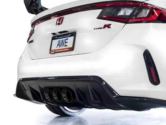 Honda Civic - 2023 to 2025 - Hatchback [FL5 Type R] (Touring Edition) (Triple Diamond Black Double Walled Slash Cut Tips) (Includes Front Pipe)