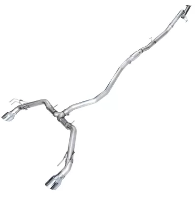 Honda Civic - 2022 to 2026 - Sedan [Si] (Touring Edition) (Dual Chrome Double Walled Slash Cut Tips) (Includes Front Pipe)