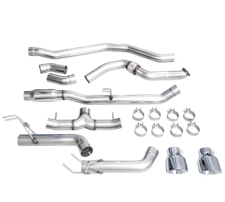 Honda Civic - 2022 to 2026 - Sedan [Si] (Touring Edition) (Dual Chrome Double Walled Slash Cut Tips) (Includes Front Pipe)