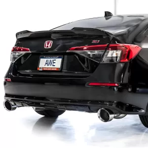 Honda Civic - 2022 to 2024 - Sedan [Si] (Track Edition) (Dual Chrome Double Walled Slash Cut Tips) (Includes Front Pipe)