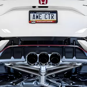 Honda Civic - 2017 to 2021 - 4 Door Hatchback [FK8 Type R, FK8 Type R Limited] (Track Edition) (Triple Chrome Double Walled Slash Cut Tips) (Includes Front Pipe)