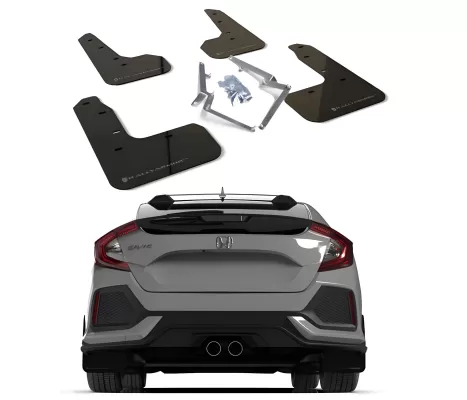 Honda Civic - 2017 to 2021 - 4 Door Hatchback [Sport 1.5L Turbo, Sport Touring] (Black) (Dark Gray Logo)