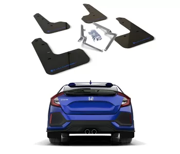 Honda Civic - 2017 to 2021 - 4 Door Hatchback [Sport 1.5L Turbo, Sport Touring] (Black) (Blue Logo)