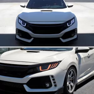 2018 Honda Civic PRO Design Black LED Headlights