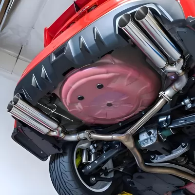 Subaru WRX - 2015 to 2021 - Sedan [All] (Boso Edition) (Axle-Back) (Polished Stainless Steel Tips) (Without Factory SPT Mid-Pipe) (Without Sport Touring Exhaust)