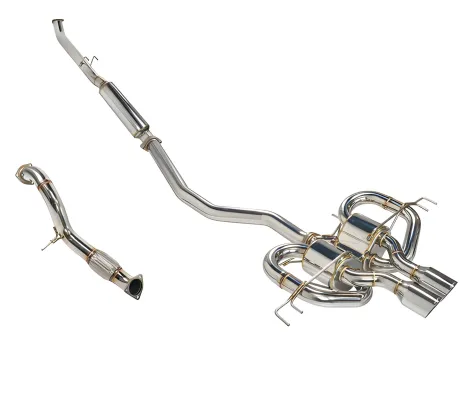 Honda Civic - 2017 to 2021 - 4 Door Hatchback [FK8 Type R, FK8 Type R Limited] (Final Edition) (Includes Front Pipe) (Sports Touring) (Link Loop) (Resonated) (Polished Stainless Steel Tips)