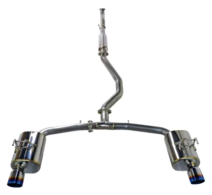 Honda Civic - 2022 to 2026 - Sedan [EX, Si, Touring] (Sports Touring) (With Mufflers) (Burnt Stainless Steel Tips)