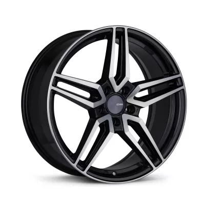Universal (20x8.5, 5x114.3, 40mm, Black Machined)