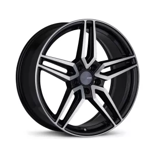 Universal (20x8.5, 5x114.3, 40mm, Black Machined)