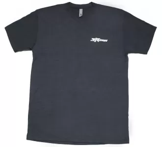 Universal (Crew T-Shirt) (Charcoal) (SiriMoto Elephant Back) (Extra Large)
