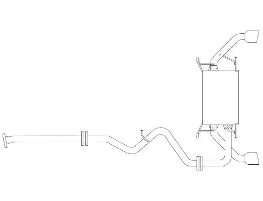 Scion FRS - 2013 to 2016 - Coupe [All] (Single Muffler) (Dual Tips)