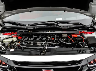 2019 Honda Civic SiriMoto Phase 2 Ultra Carbon Fiber Front Strut Bar