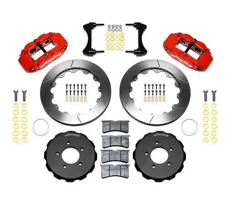 Honda Civic - 2012 to 2015 - All [All] (Front) (Slotted Rotors) (6R 6 Piston Calipers) (Red)