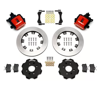 Honda Civic - 1999 to 2000 - 2 Door Coupe [Si] (Rear) (Blank Rotors) (1 Piston Calipers) (Red)