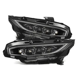 2016 Honda Civic AlphaRex NOVA Series LED Projector Headlights