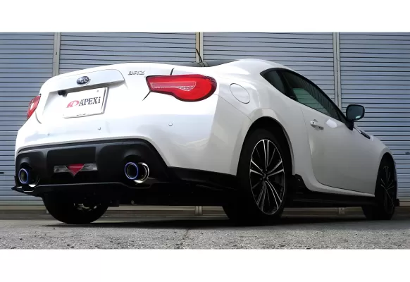 Subaru BRZ - 2013 to 2020 - Coupe [All] (Dual Burnt Titanium Tips) (With Optional Diffuser Panel)