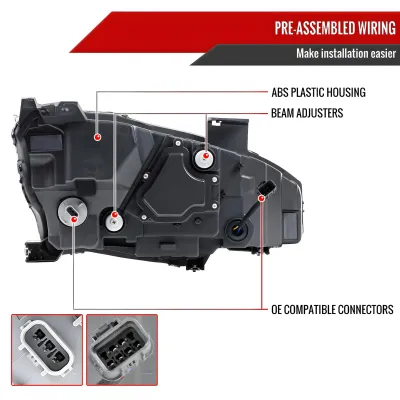 Honda Civic - 2016 to 2020 - 2 Door Coupe [Touring] (LED Projector, LED U-Bar Sequential Accent Lights) (LED High Beams)