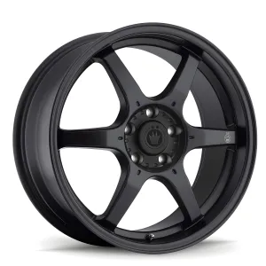Universal (17x7.5, 5x100, 45mm, Matte Black)