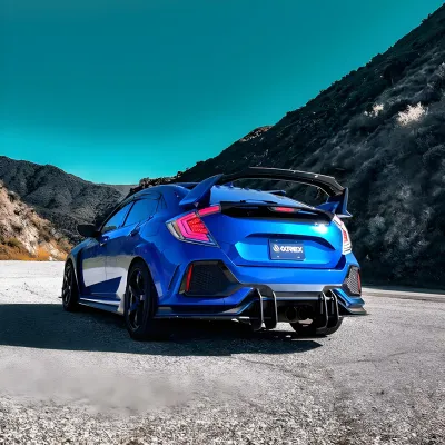 Honda Civic - 2017 to 2021 - 4 Door Hatchback [All] (Alpha Black) (LED With Sequential Turn Signal)