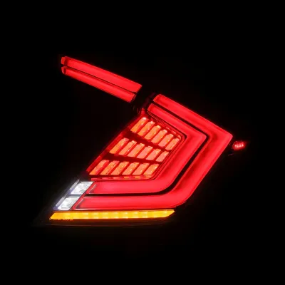 Honda Civic - 2017 to 2021 - 4 Door Hatchback [All] (Clear) (Smoked Lens) (LED With Sequential Turn Signal)