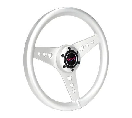 Universal (Rigid) (Heart Cutout) (Silver Anodized) (330mm Diameter) (1