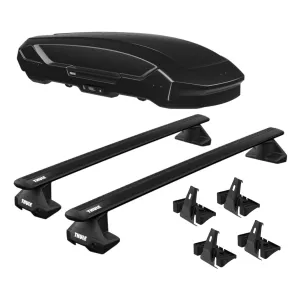 2024 Honda Civic Thule Roof Rack Full Kit With Motion 3 L Cargo Box