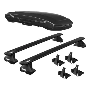 2023 Honda Civic Thule Motion 3 XXL Low Cargo Box With Roof Rack Full Kit