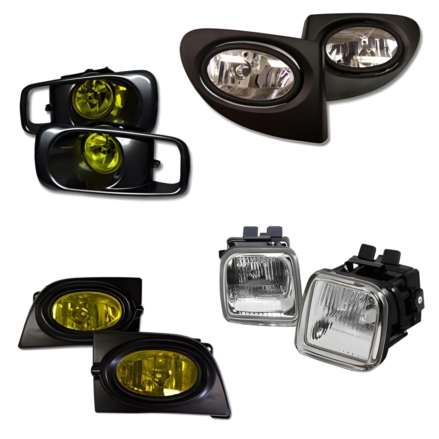 PRO Design OEM Style Fog Lights for Honda Civic 24 23 22 18 17 16 15 14