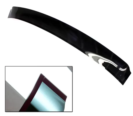 Jetcruise Acrylic Rear Window Roof Spoiler For 2001-2005 Honda Civic 4-Door Sedan (Black, OE Style)